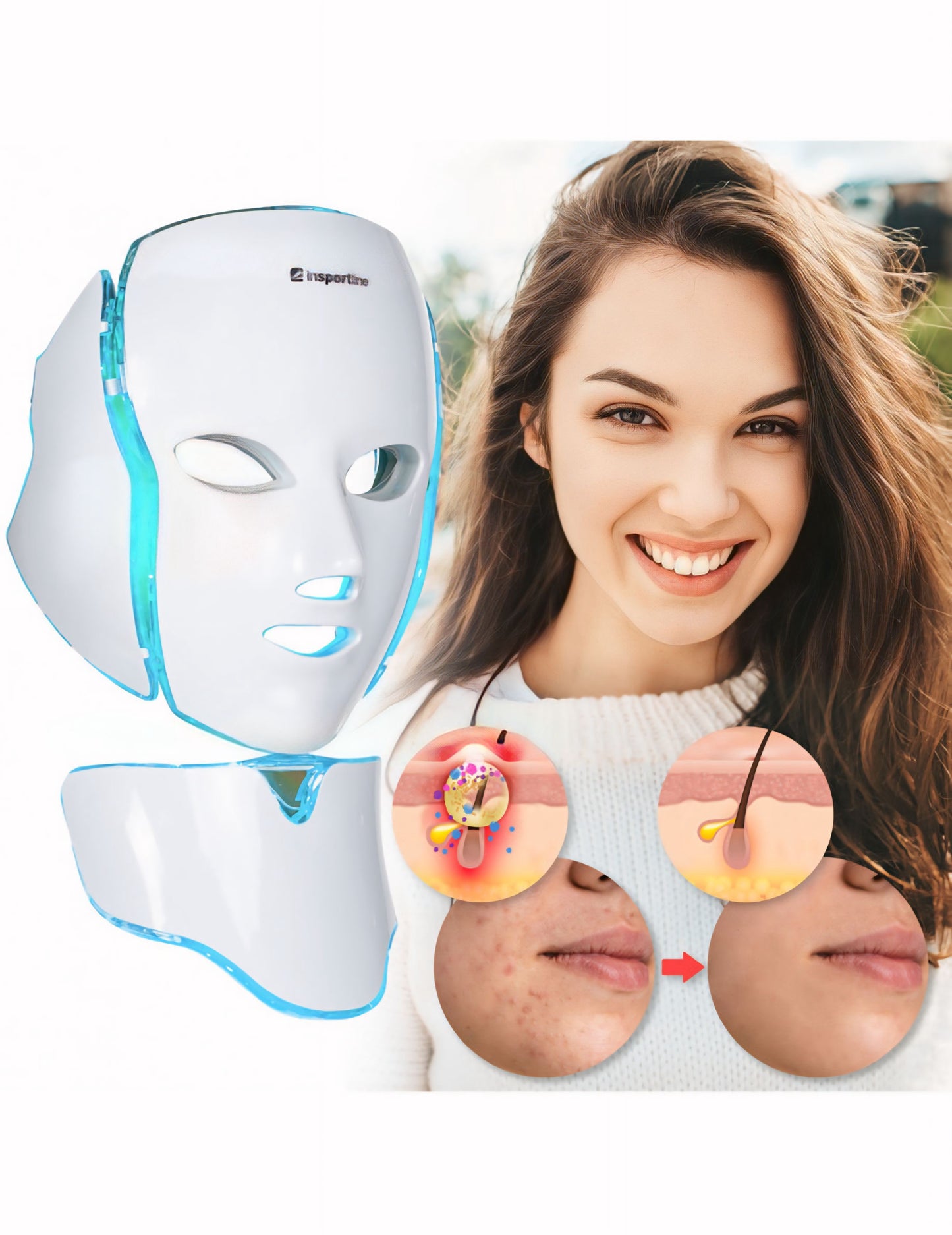 Masque GLED Luminothérapie